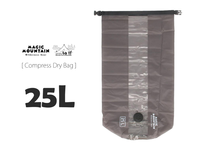 MAGIC MOUNTAIN 】マジックマウンテン Compress Dry Bag 25L コン