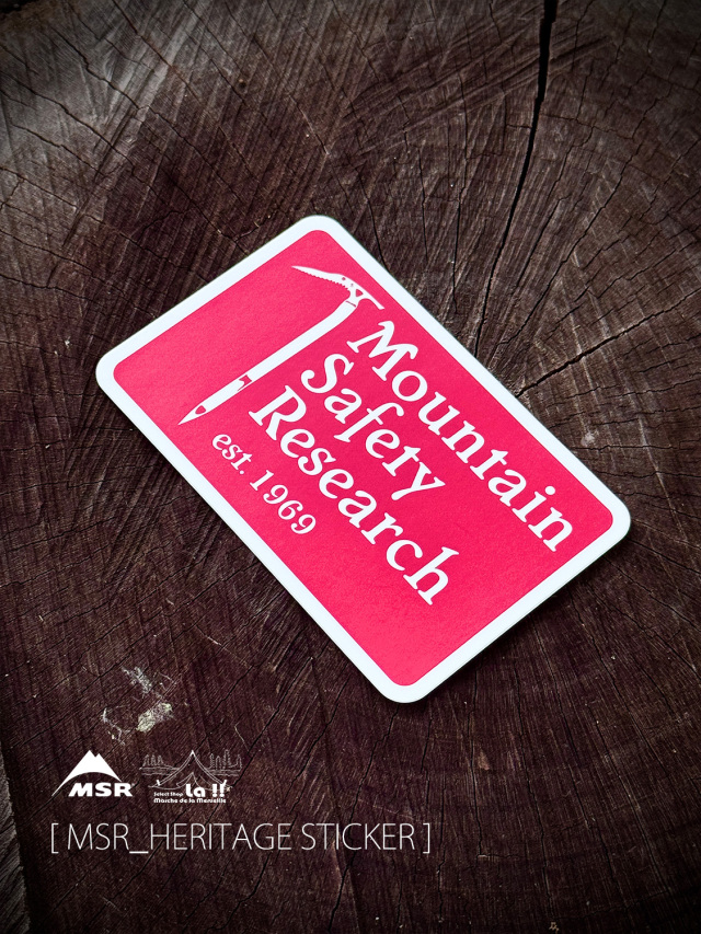 マウンテンリサーチ 非売品 ネームタグ ステッカー ルックブック