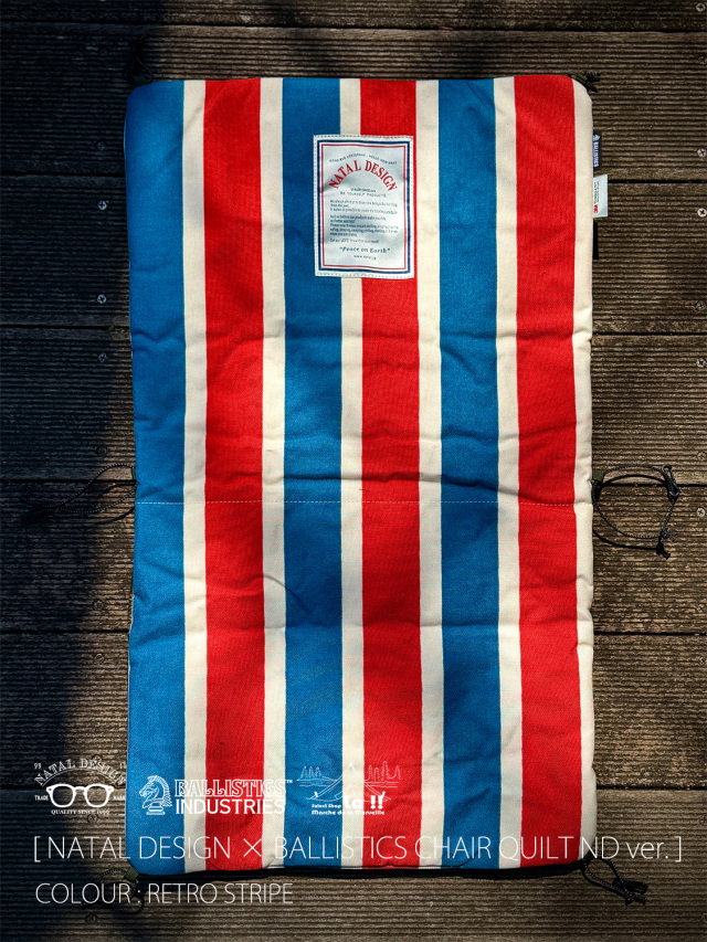 【 NATAL DESIGN × BALLISTICS  / ネイタルデザイン×バリスティックス 】 CHAIR QUILT ND ver. / チェアキルトND ver. / アウトドアチェア用防寒キルト