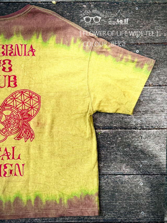 Natal Design / ネイタルデザイン 】FLOWER OF LIFE WIDE TEE
