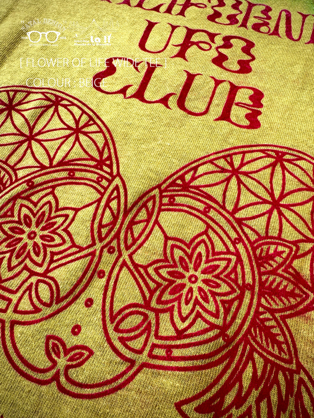 Natal Design / ネイタルデザイン 】FLOWER OF LIFE WIDE TEE