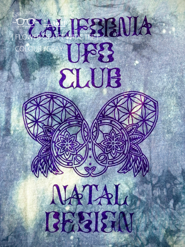 Natal Design / ネイタルデザイン 】FLOWER OF LIFE WIDE TEE