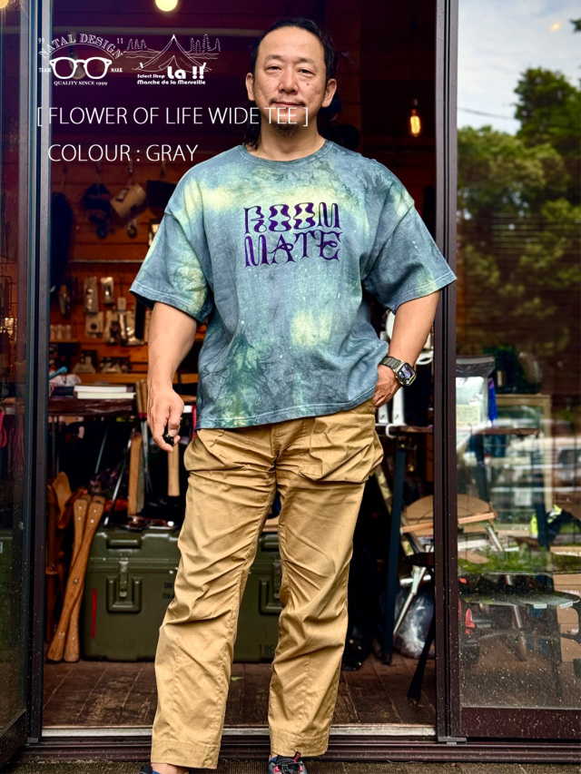 Natal Design / ネイタルデザイン 】FLOWER OF LIFE WIDE TEE