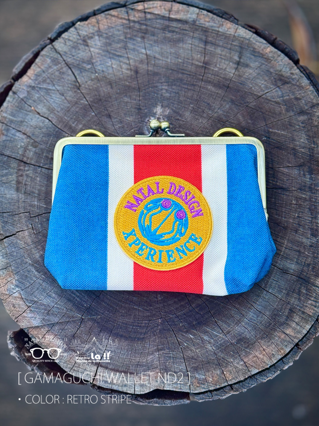 【 NATAL DESIGN×BROWN BROWN / ネイタルデザイン×ブラウンブラウン 】GAMAGUCHI WALLET ND2 ver./ ガマグチ ウォレット ND2 ver.