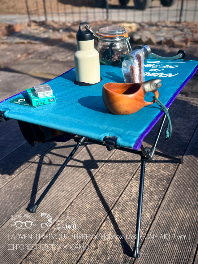 NATAL DESIGN × Helinox テーブル Natal Design/ネイタルデザイン × Half Track Products/ハーフトラック