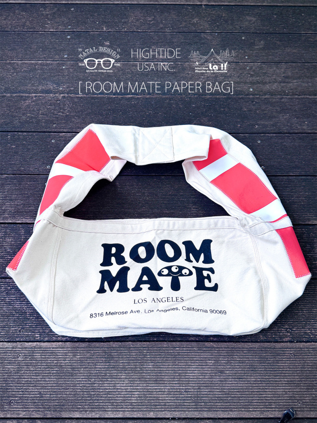 【 NATAL DESIGN × HIGHTIDE USA  / ネイタルデザイン×ハイタイド USA 】ROOM MATE PAPER BAG / ルームメイト ペーパーバッグ