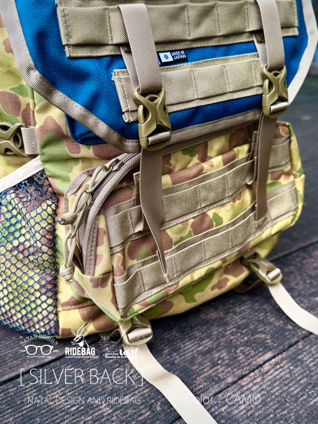 NATAL DESIGN × RIDE BAG / ネイタルデザイン×ライドバッグ 】SILVER