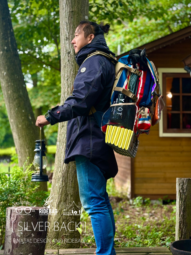 NATAL DESIGN × RIDE BAG / ネイタルデザイン×ライドバッグ 】SILVER