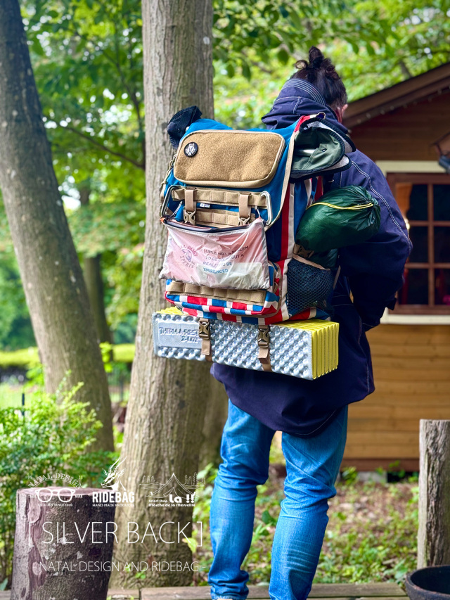 NATAL DESIGN × RIDE BAG / ネイタルデザイン×ライドバッグ 】SILVER
