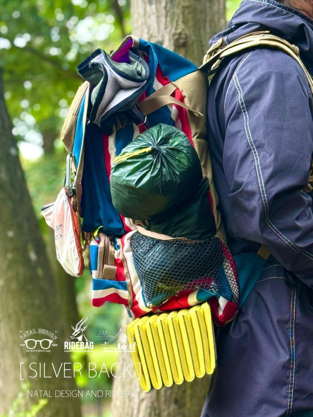 NATAL DESIGN × RIDE BAG / ネイタルデザイン×ライドバッグ 】SILVER