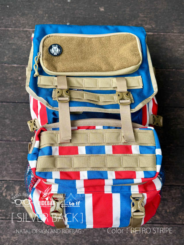 NATAL DESIGN × RIDE BAG / ネイタルデザイン×ライドバッグ 】SILVER