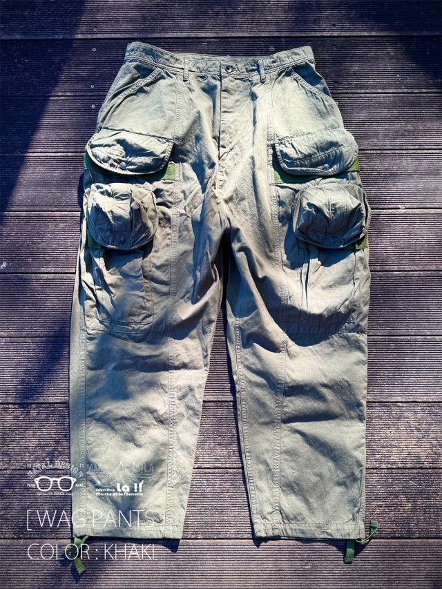 【 NATAL DESIGN / ネイタルデザイン 】WAG PANTS / ワグパンツ / ミリタリーウェザー生地を使用した機能美カーゴパンツ