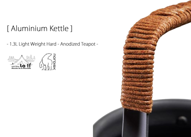 NORDISK / ノルディスク 】 Aluminium Kettle 1300 ml
