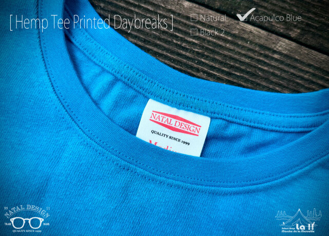 nerudesignworks × natal design Tシャツ natal design ネイタルデザイン NATAL DESIGN Tシャツ HEMP WIDE TEE