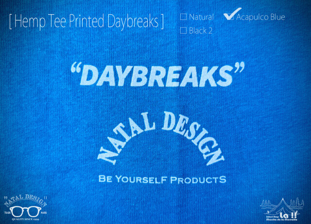 Natal Design 】ネイタルデザイン Hemp Wide Tee Printed