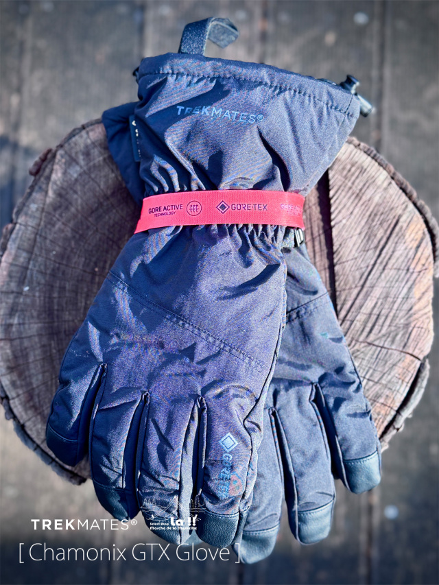 【 TREK MATES / トレックメイツ 】Chamonix GTX Glove / シャモニーGTXグローブ / 操作性に優れた5本指アウターシェルグローブ