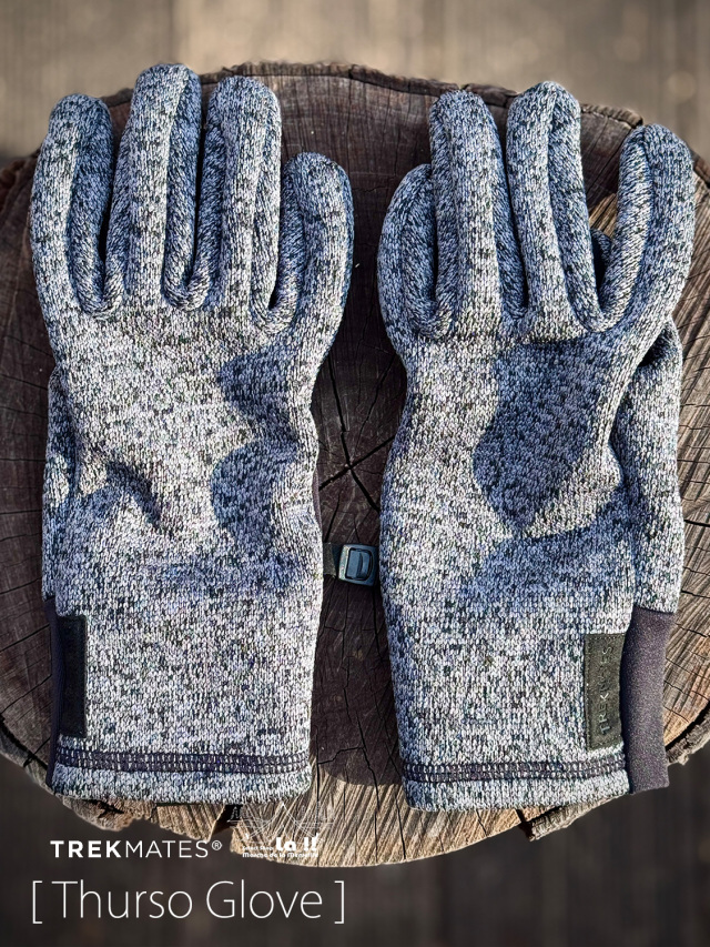 【 TREK MATES / トレックメイツ 】Thurso Glove / サーソー・グローブ / ニットフェイスの防風アウターシェルグローブ