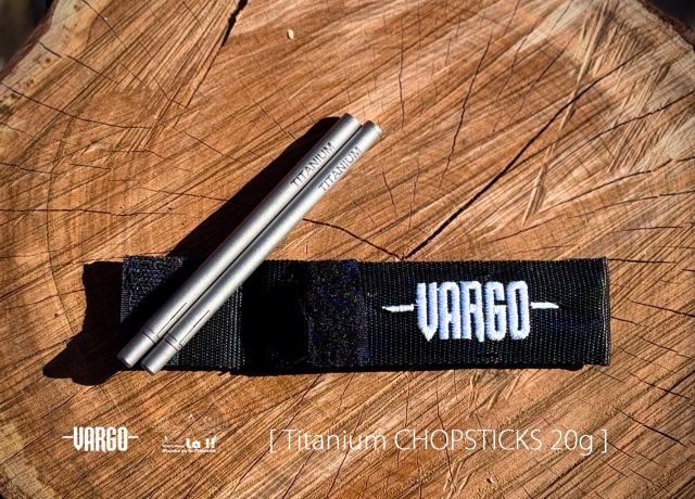 Vargo / ヴァーゴ 】 Titanium Chopsticks / チタニウムチョップ