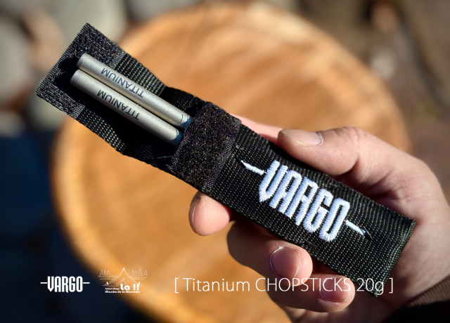Vargo chopstick 2本セット Vargo / ヴァーゴ 】 Titanium Chopsticks / チタニウムチョップ