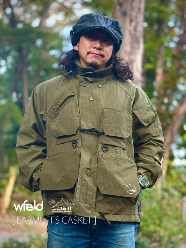 wfeld / フェルド 】EARMUFFS CASKET / イヤーマフ キャスケット / 耳