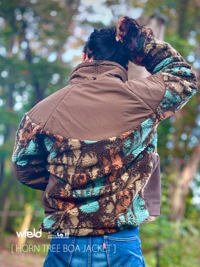 wfeld / フェルド 】HORN TREE BOA JACKET / ホーンツリー ボア