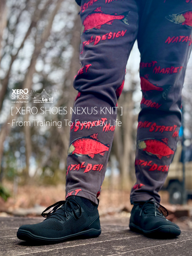 XERO SHOES / ゼロシューズ 】 NEXUS KNIT M's BLACK & BLACK