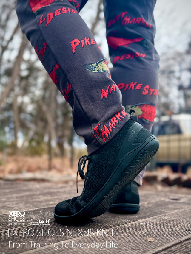 XERO SHOES / ゼロシューズ 】 NEXUS KNIT M's BLACK & BLACK