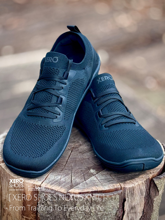 XERO SHOES / ゼロシューズ 】 NEXUS KNIT M's BLACK & BLACK