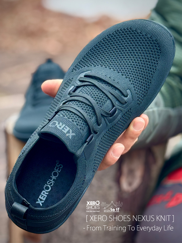 XERO SHOES / ゼロシューズ 】 NEXUS KNIT M's BLACK & BLACK