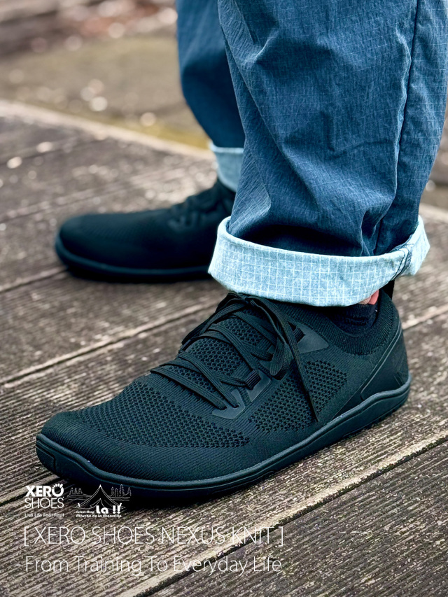 XERO SHOES / ゼロシューズ 】 NEXUS KNIT M's BLACK & BLACK