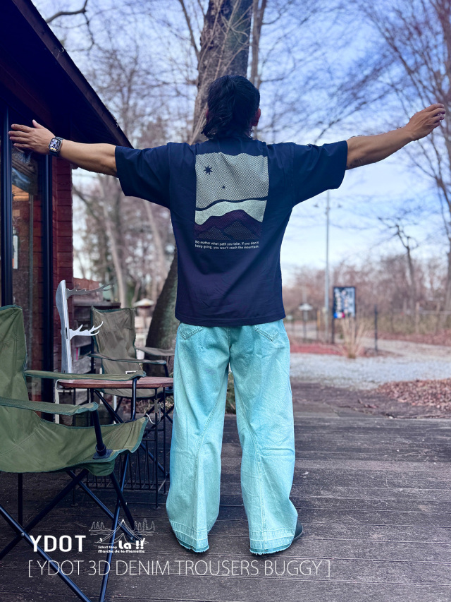 YDOT / ワイドット 】3D DENIM TROUSERS BUGGY / 3D トラウザーズ