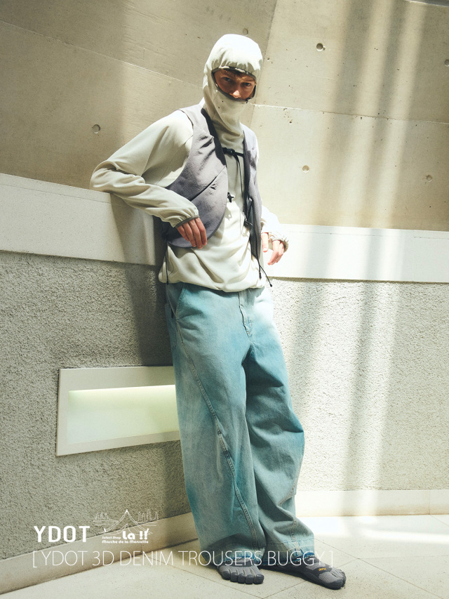 YDOT / ワイドット 】3D DENIM TROUSERS BUGGY / 3D トラウザーズ