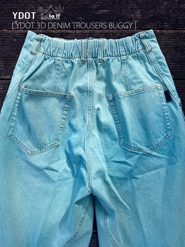 10AMsotiiiiiredの3Dデジタルプリントバギーデニム YDOT / ワイドット 】3D DENIM TROUSERS BUGGY / 3D トラウザーズ