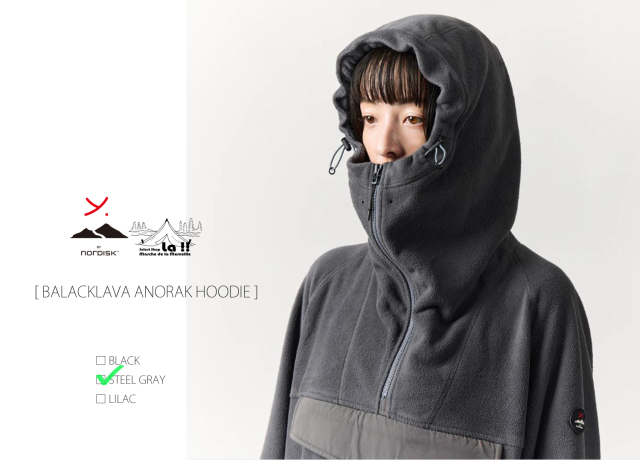 YDOT / ワイドット 】BALACKLAVA ANORAK HOODIE / バラクラバフードの