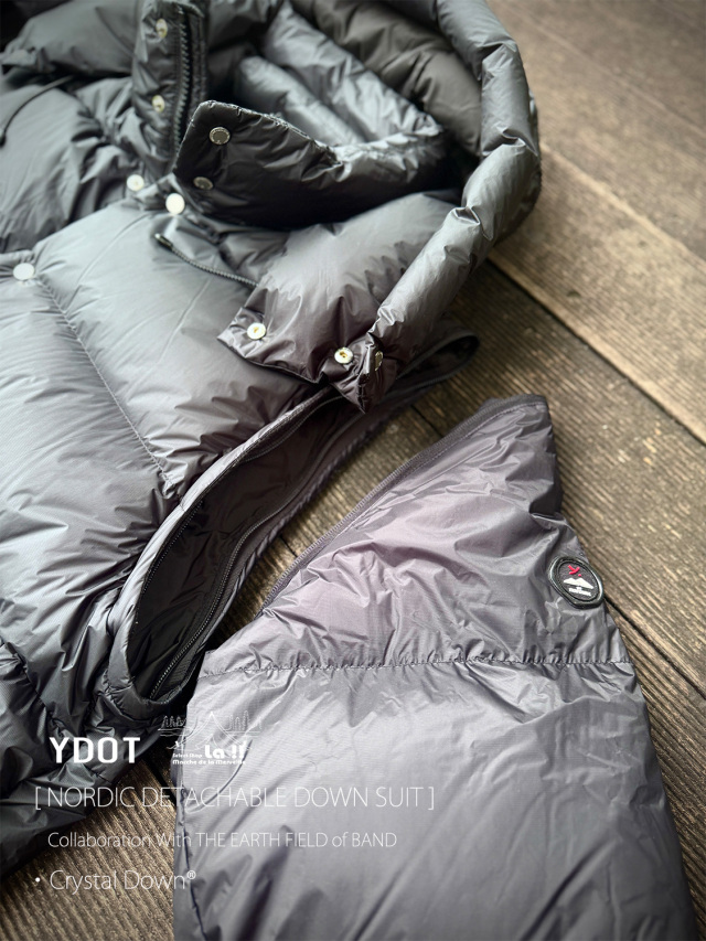 YDOT / ワイドット 】NORDIC DETACHABLE DOWN SUIT / ノルディック