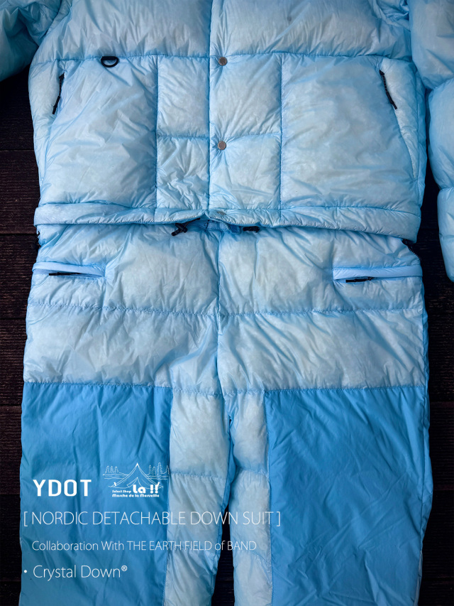 YDOT / ワイドット 】NORDIC DETACHABLE DOWN SUIT / ノルディック