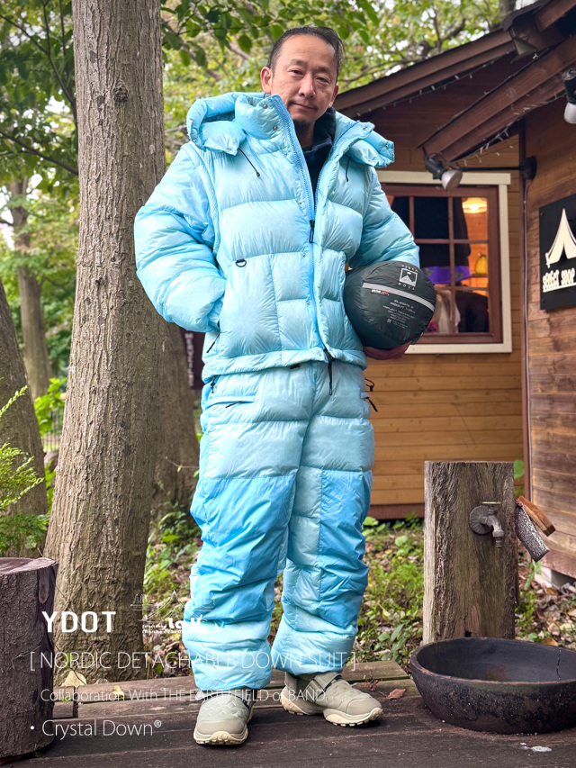 YDOT / ワイドット 】NORDIC DETACHABLE DOWN SUIT / ノルディック