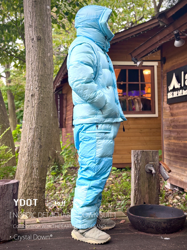 YDOT / ワイドット 】NORDIC DETACHABLE DOWN SUIT / ノルディック