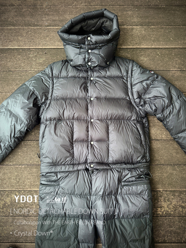 YDOT / ワイドット 】NORDIC DETACHABLE DOWN SUIT / ノルディック
