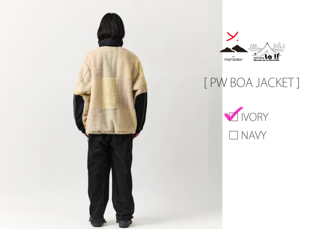 YDOT / ワイドット 】PW BOA JACKET / 立体アームを搭載したフリース