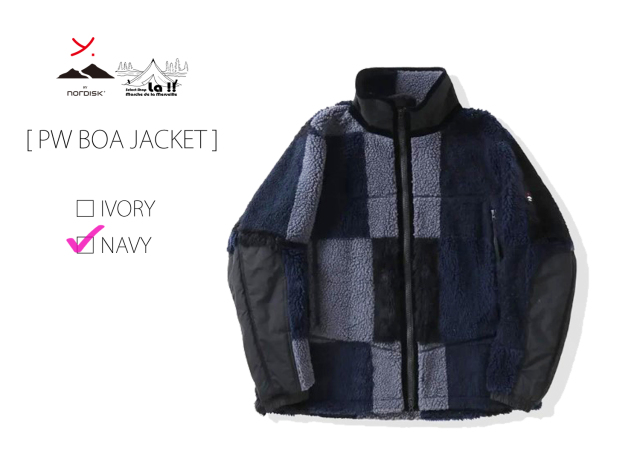 YOKE Jacquard Boa Stand Blouson M ボアフリース YOKE/JACQUARD BOA STAND BLOUSON