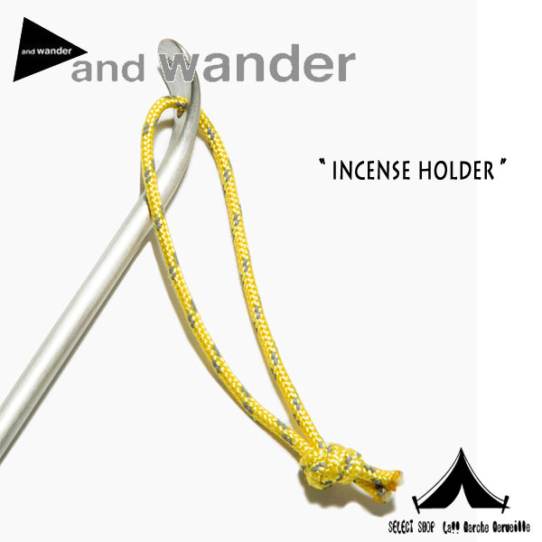 【andwander】 アンドワンダー incense holder インセンスホルダー（お香立て） AW-AA980