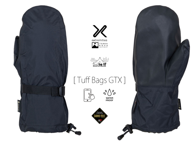 【 Extremities / エクストリミティーズ 】 TUFF BAGS GTX / GORE-TEXの完全防水、高耐久のアウターシェルミトングローブ
