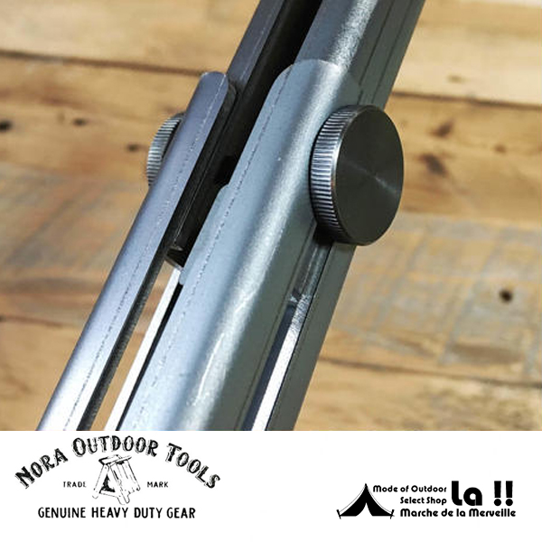 Nora Outdoor Tools 】 ノラアウトドアツールズ Nora Basami 黒皮鉄製