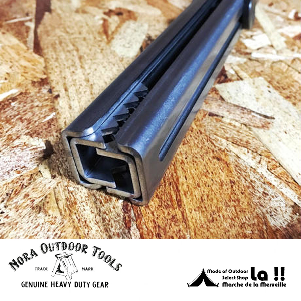 Nora Outdoor Tools 】 ノラアウトドアツールズ Nora Basami 黒皮鉄製