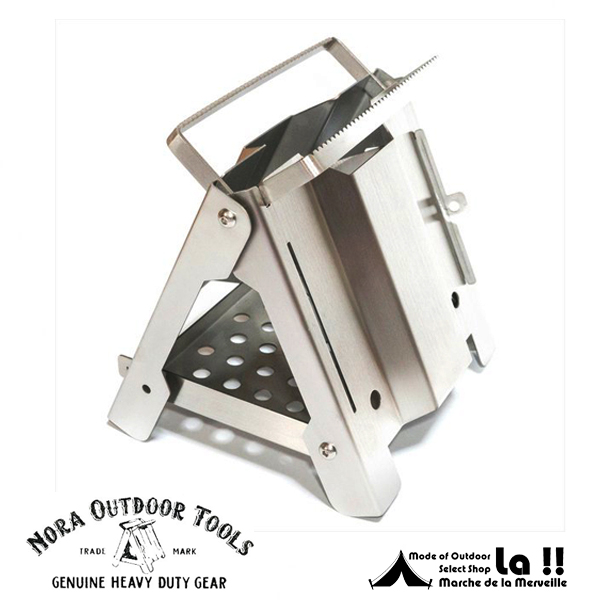 NORA OUTDOOR TOOLS 火起こし器 3パーツ Nora Outdoor Tools 】 ノラアウトドアツールズ Nora Stove 小型焚火台