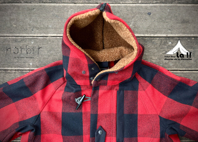 Norbit by Hiroshi Nozawa 】ノービット Buffalo Check 3way Collar
