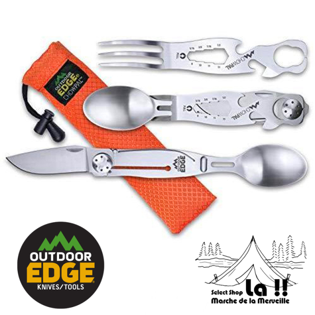 【 Outdoor EDGE 】 アウトドアエッジ Chowpal チョウパル マルチカトラリー