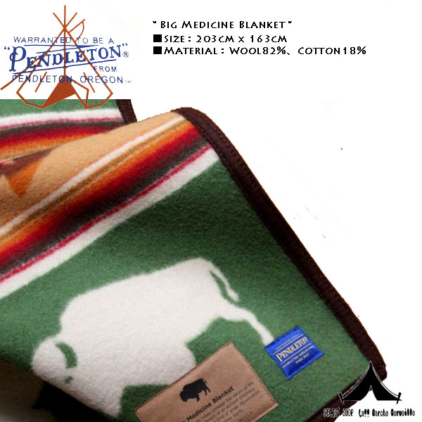 Pendleton Woolen Mills 】 ペンドルトン Big Medicine Blanket ビッグ