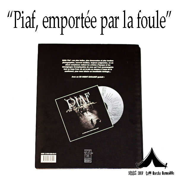 能登地震寄付　Piaf, emportée エディット・ピアフCD付 PIAF、EMPORTEE PAR LA FOULE 】デッドストック エディット・ピアフ